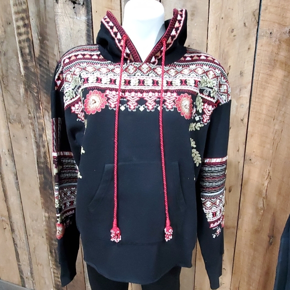 For The Republic Tops - 🆕️ For the Republic  Embroidered hoody